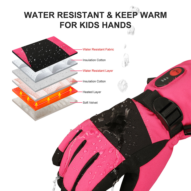 Luvas Aquecidas 2026 para Cria - Ski Glove Waterproof avaliação e preço