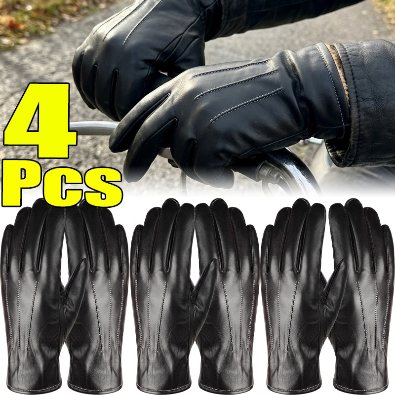 Luvas Térmicas de Couro PU Uni - Leather Driving Glove avaliação e preço