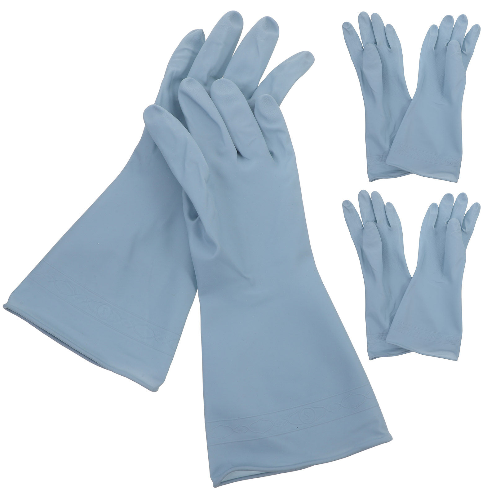 3 pares de luvas longas para l - Dish Glove Rubber avaliação e preço